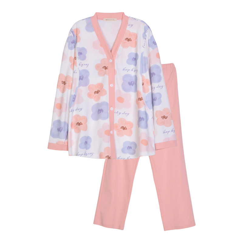 快乐屋春夏季月子服孕妇睡衣产后家居服套装2026新款全棉哺乳衣春