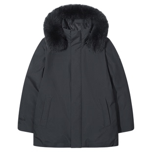 NEPA耐葩户外25秋冬新品男士羽绒服鹅绒保暖毛领羽绒服7L72076