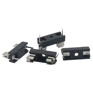 XS-1033-3黑色阻燃保险丝座 PCB安装保险管座 熔断器线路板支架