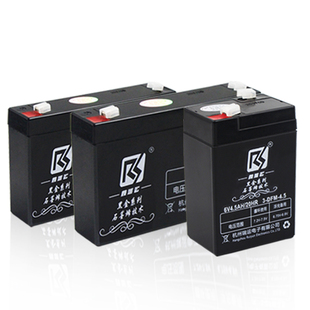 儿童电动摩托汽车四轮童车电瓶6v4.5ah7v10AH6V12v7A蓄电池充电器