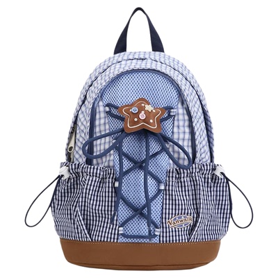 VANWALK/出走休闲蝴蝶结少女书包