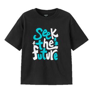 巴拉巴拉男童短袖T恤宝宝速干纯棉上衣儿童印花2025新款夏装童装5