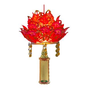 莲花灯寺庙荷花灯吊灯佛前灯长明灯观音菩萨荷花灯寺庙莲花灯供灯
