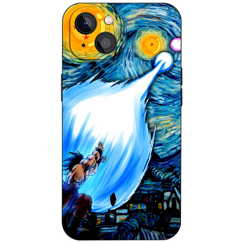 梵高星空艺术悟空油画创意融合手绘插画手机壳动漫二次元同人周边小众文艺高级感防摔硅胶磨砂磁吸全包保护套