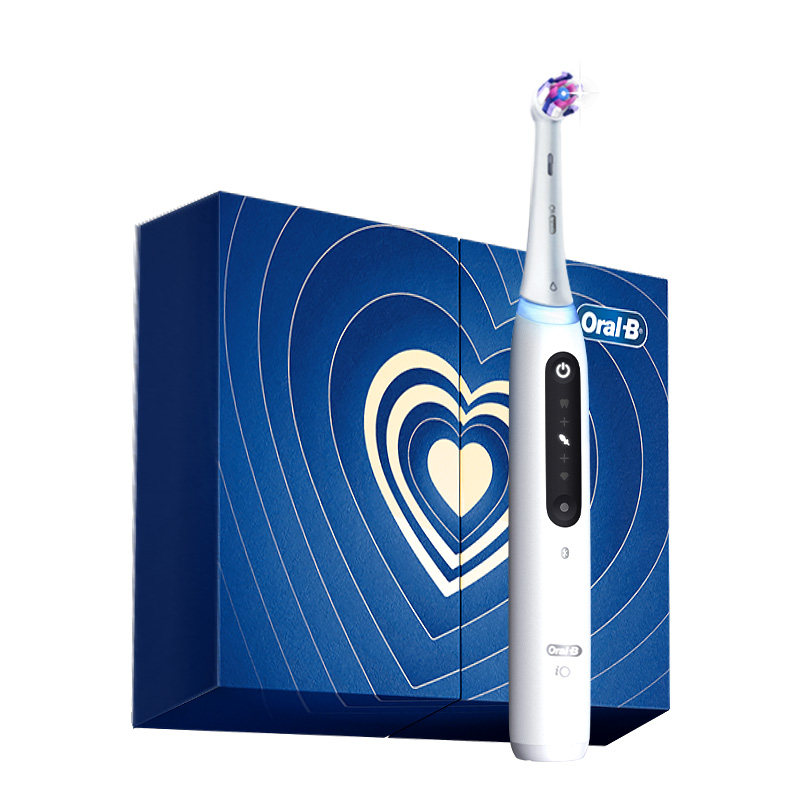【自营】OralB欧乐B电动牙刷成人情侣款圆头声波自动iO5新年礼物