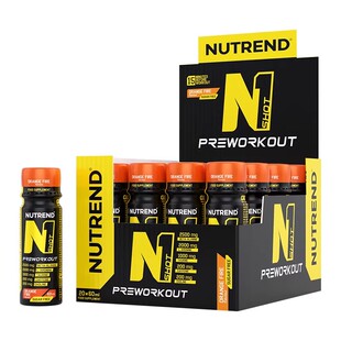 NUTREND液体N1氮泵耐力爆发力健身运动补剂20支x60ml捷克原装进口