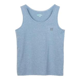 祺米儿童背心植物印染男女中大童打底衫内穿护肚保暖内搭宝宝背心