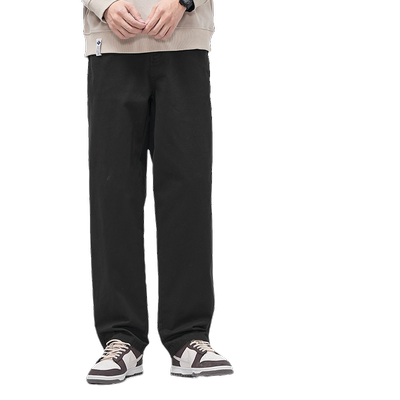 HomePanda宽松直筒休闲裤男春季