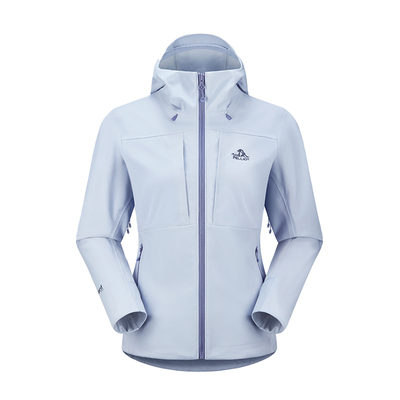 【风盾P25】伯希和户外软壳衣女秋冬eVent防风耐磨加绒保暖登山服