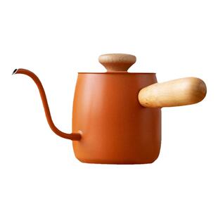 帝国贞点小Q迷你挂耳手冲咖啡壶日式便携侧把壶过滤茶壶304咖啡壶