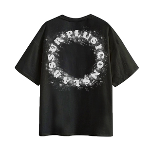 ics丨iconslab圈星字母短袖T恤男女潮牌宽松后背印花打底衫春夏季