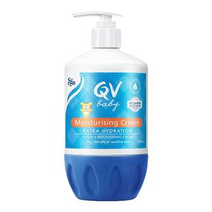 保税仓 澳洲Ego QV意高婴儿倍润霜小老虎500g补水保湿红痒润肤乳