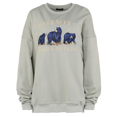 女女卫衣BM美式复古宽松