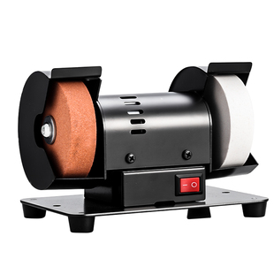 台式砂轮机全自动双砂轮电动磨刀神器家用小型除锈开刃抛光打磨机