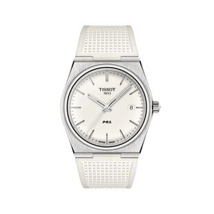 【情人节礼物】Tissot天梭PRX超级玩家系列橡胶表带石英手表女