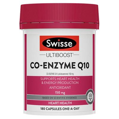 Swisse斯维诗辅酶Q10软胶囊150mg*180粒COQ10辅酶素养护心肌健康