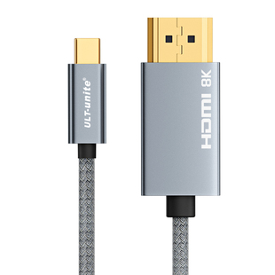 优籁特TypeC转HDMI转换器线USBC转接头8K60Hz/2k360/240高清投屏雷电5/4苹果手机电脑外接显示器电视机投影仪