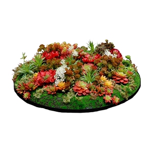蔷薇花开绢花室内花卉+花瓶