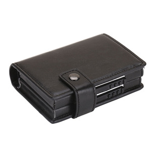 防盗刷rfid自动弹信用卡盒套智能金属新款卡包男士防磁多卡位高端