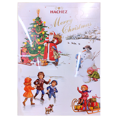 宜家波兰进口圣诞日历巧克力计时