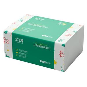 笨笨熊云柔巾宝宝手口乳霜纸新生婴儿专用柔纸巾保湿纸巾家庭装