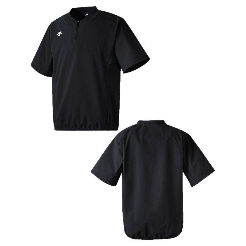DESCENTE 男款空气传输夹克 棒球服装 上衣  短袖DE 迪桑特半袖