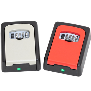 装修密码钥匙盒工地家用民宿密码盒子金属锁匙箱猫眼密码锁钥匙盒