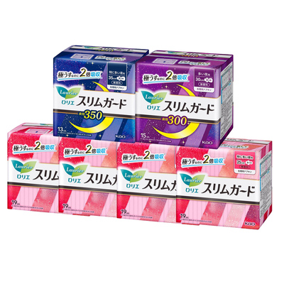 日本进口花王乐而雅日夜装104片