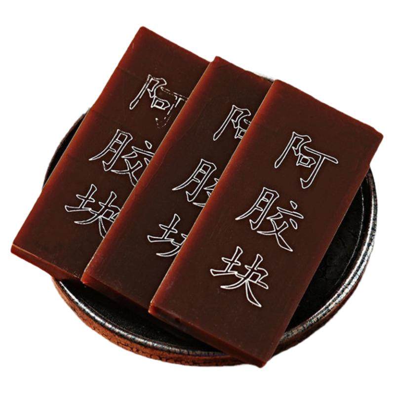山东阿胶片驴皮阿胶块铁盒