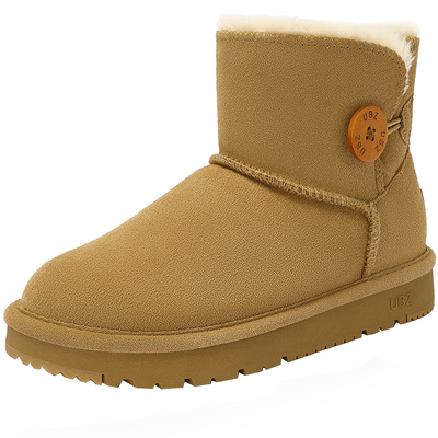 UBZ防水短筒加绒加厚雪地靴