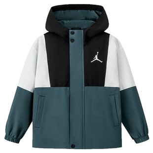 Jordan童装儿童夹克男童户外运动外套2025秋季新款大童防风上衣潮