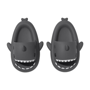 儿童鲨鱼拖鞋踩屎感女童夏季室内家居防滑洗澡亲子宝宝凉拖鞋外穿
