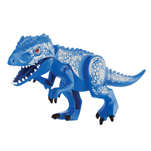 方橙积木恐龙玩具儿童益智拼装霸王龙模型男孩子食肉牛龙拼图礼物