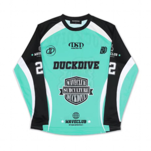 BadaLee同款美式复古球衣宽松长袖T恤女秋季新款jazz跳舞薄款上衣