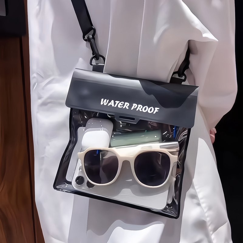 手机防水袋可触屏拍照水下游泳专用海边潜水漂流装备大尺寸斜挎