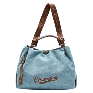 Champion冠军单肩背包2026春新款托特包男女时尚斜挎包手提包多背
