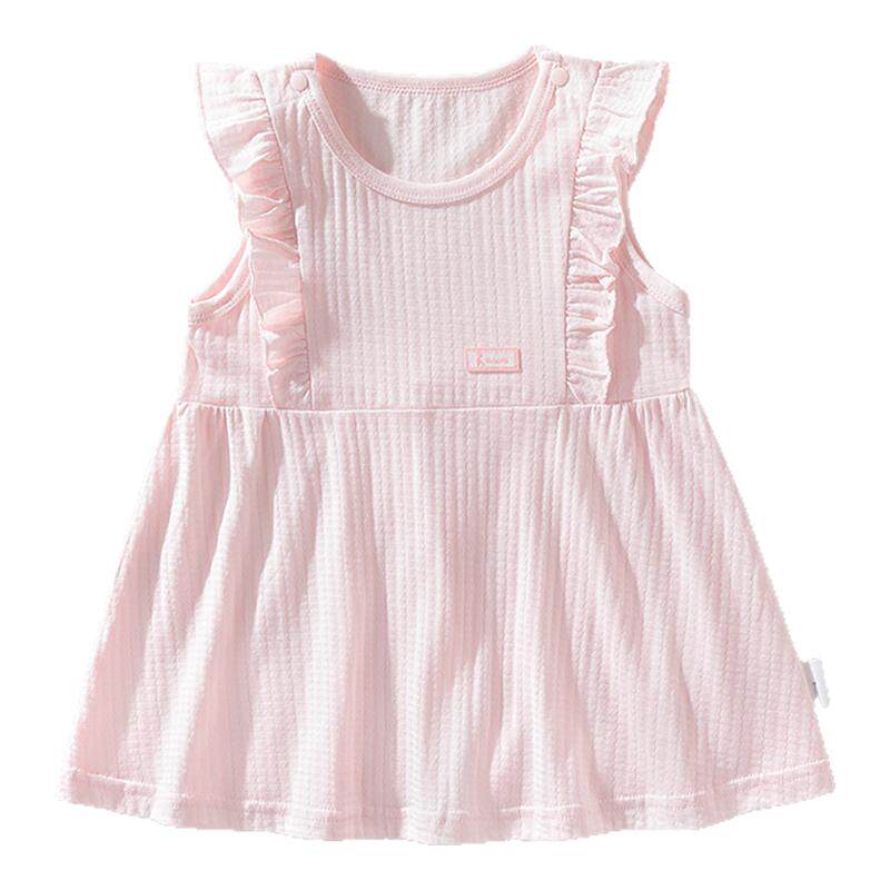 童泰女童连衣裙夏季新款背心裙