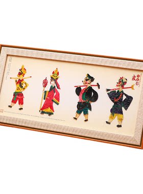 皮影礼品送老外西安纪念品