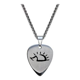 赵雷同款小刺猬吉他拨片项链吊坠钛钢音乐人歌手挂件没有信号周边