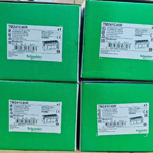 议价施耐德TM241C40R M241控制器40点继电器输入输出全新原装正品