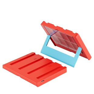 Bibuks适用任天堂Switch手柄充电座Joycon充电底座NS便携式充电器四joy手柄充电架可放8张游戏卡带盒3合1配件