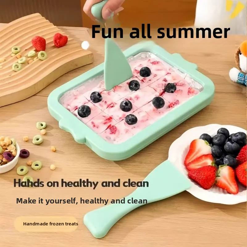 小型迷你炒冰机儿童自制炒酸奶水果diy冰淇淋不锈钢免插电炒冰盘