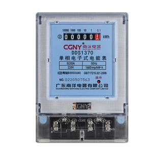 广东南洋单相电表家用防雷高精度电子式数字南网型出租房电能表