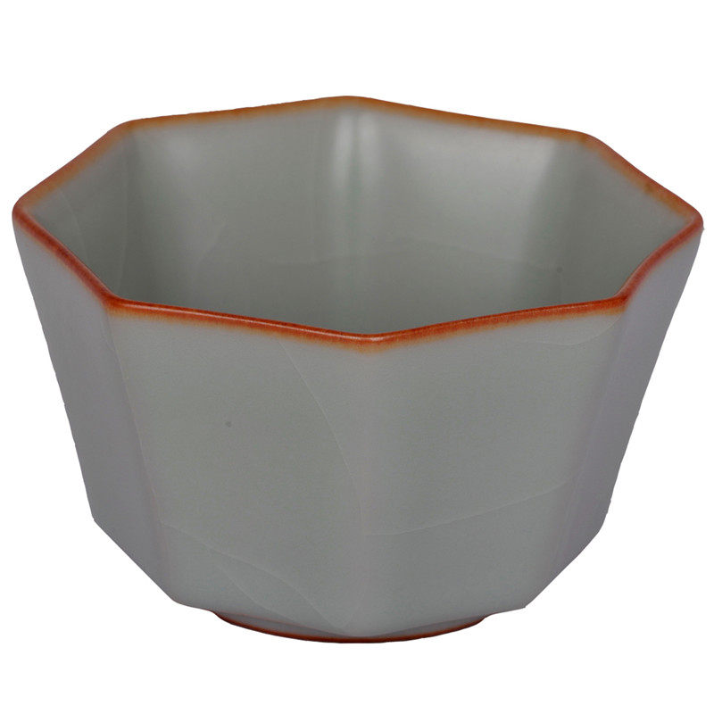 冬青三代晓芳同款月白色釉品茗杯