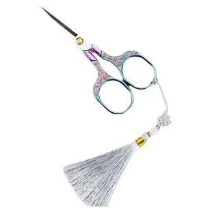 复古日式茶叶袋剪刀 鹤形茶艺茶包包装小剪 手工鱼线不锈钢装饰剪