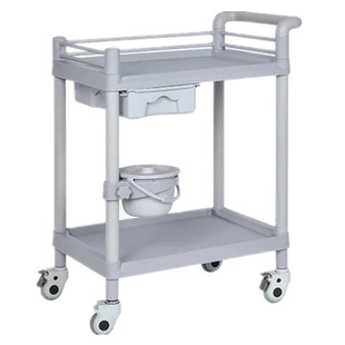 包邮医用治疗车不锈钢医疗小推车ABS治疗车塑钢塑料器械台