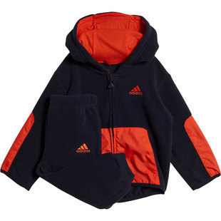 Adidas/阿迪达斯正品I FLEECE JOG婴童运动连帽套装HM8962
