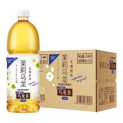 三得利无糖乌龙茶1250ml*6瓶饮料