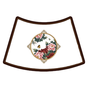 圆桌扇形餐垫高级感新中式中国风餐桌垫隔热垫餐盘垫餐位垫餐具垫