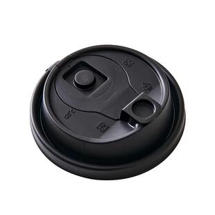 一次性打包外卖杯盖磨砂透明90口径奶茶纸杯塑杯通用防漏咖啡杯盖